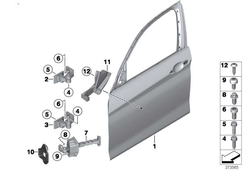 Porte avant gauche F20